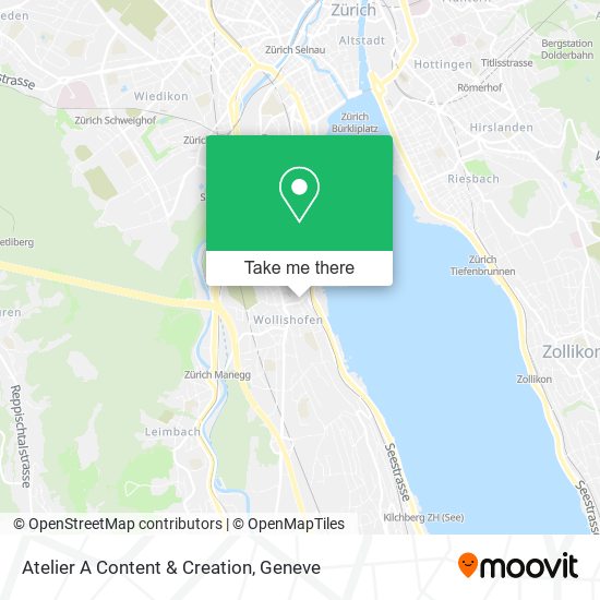 Atelier A Content & Creation map
