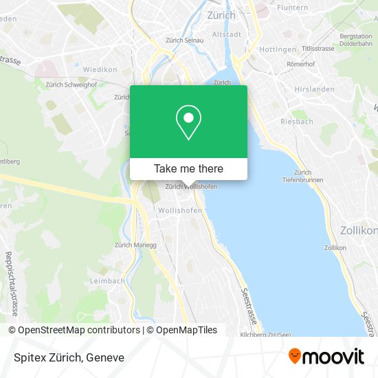 Spitex Zürich map