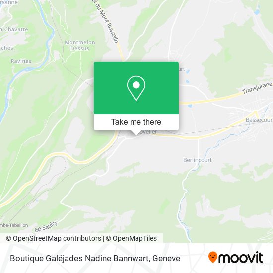 Boutique Galéjades Nadine Bannwart map