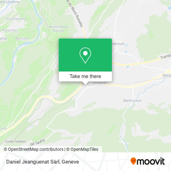 Daniel Jeanguenat Sàrl map
