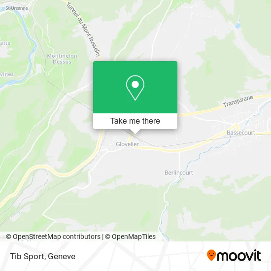 Tib Sport map