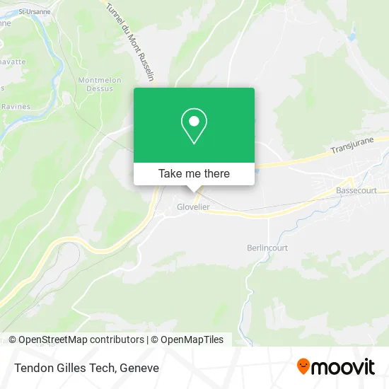 Tendon Gilles Tech map