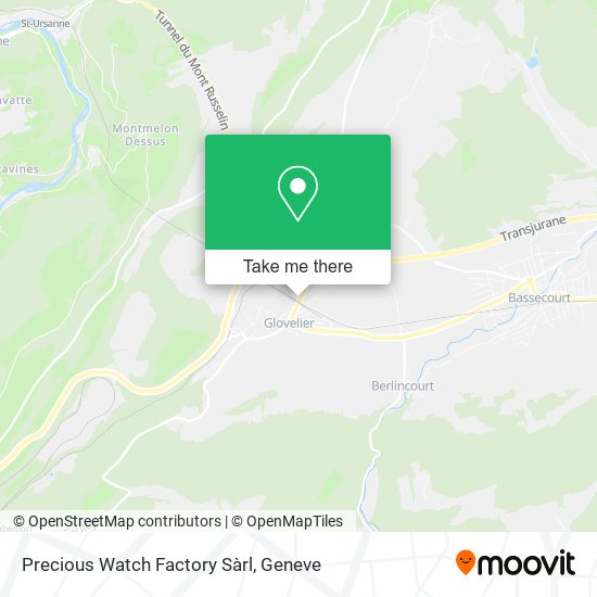 Precious Watch Factory Sàrl map