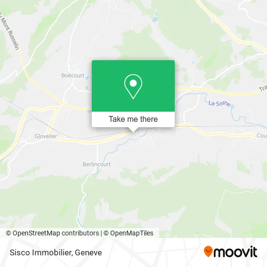 Sisco Immobilier map