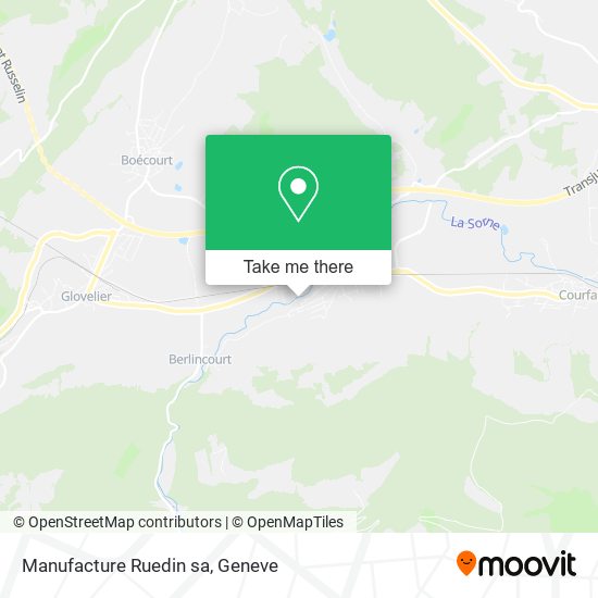 Manufacture Ruedin sa map