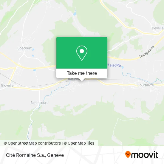 Cité Romaine S.a. map