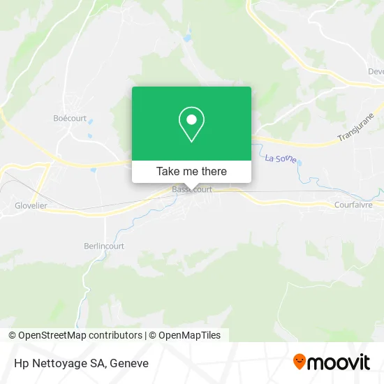 Hp Nettoyage SA map