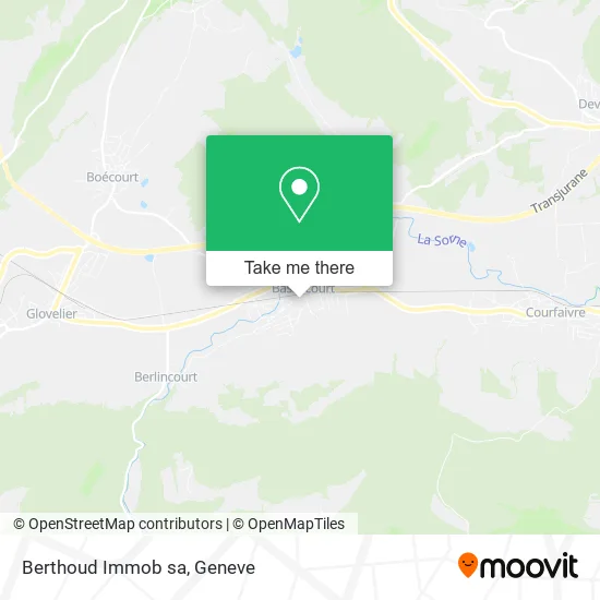 Berthoud Immob sa map