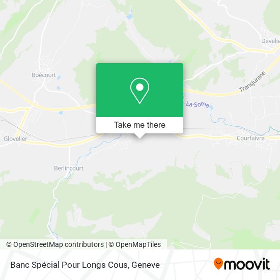 Banc Spécial Pour Longs Cous map