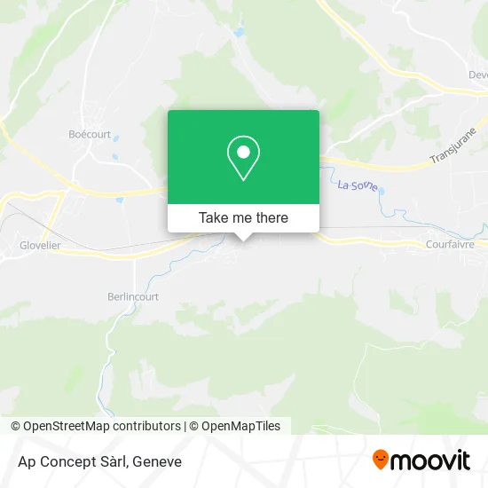 Ap Concept Sàrl map