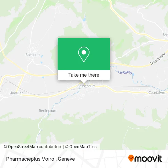 Pharmacieplus Voirol map