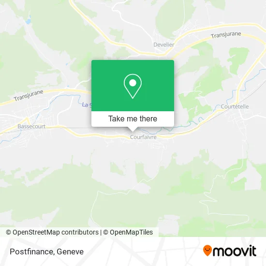 Postfinance map