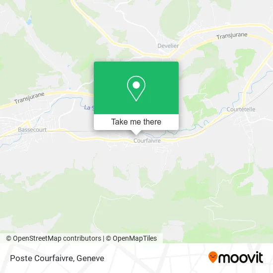 Poste Courfaivre map