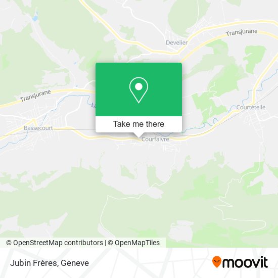 Jubin Frères map