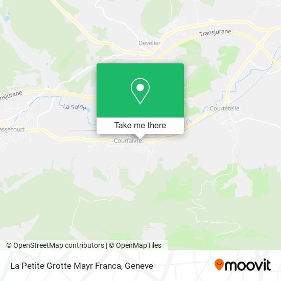 La Petite Grotte Mayr Franca map