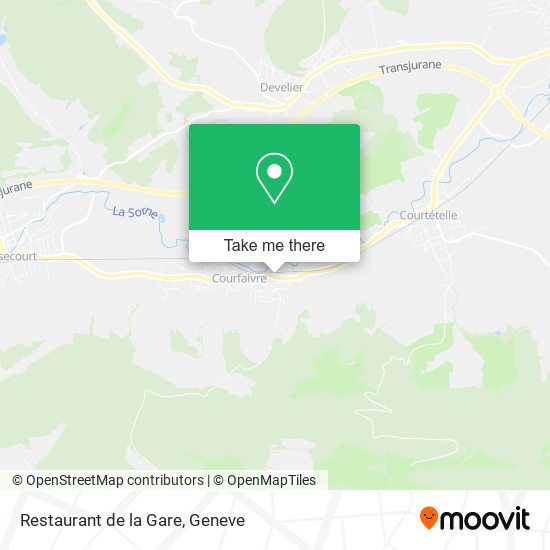 Restaurant de la Gare map