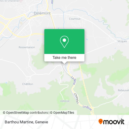 Barthou Martine map