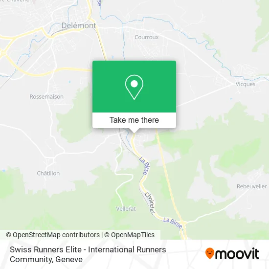 Swiss Runners Elite - International Runners Community map