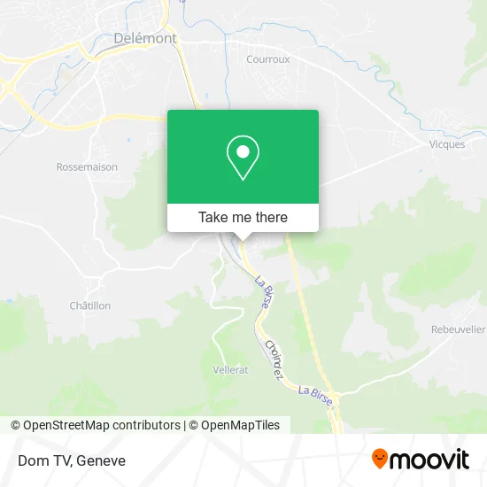 Dom TV map