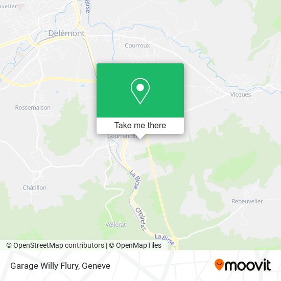 Garage Willy Flury map