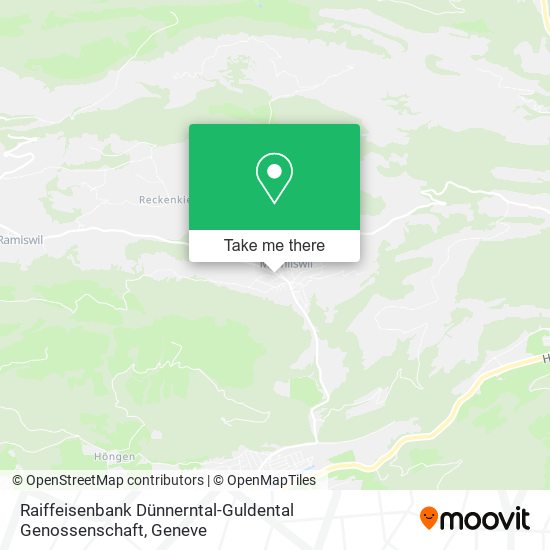 Raiffeisenbank Dünnerntal-Guldental Genossenschaft map