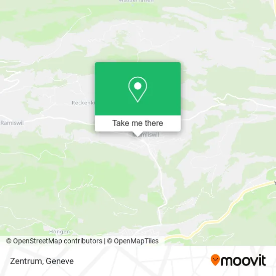 Zentrum map