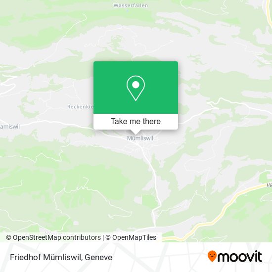 Friedhof Mümliswil map