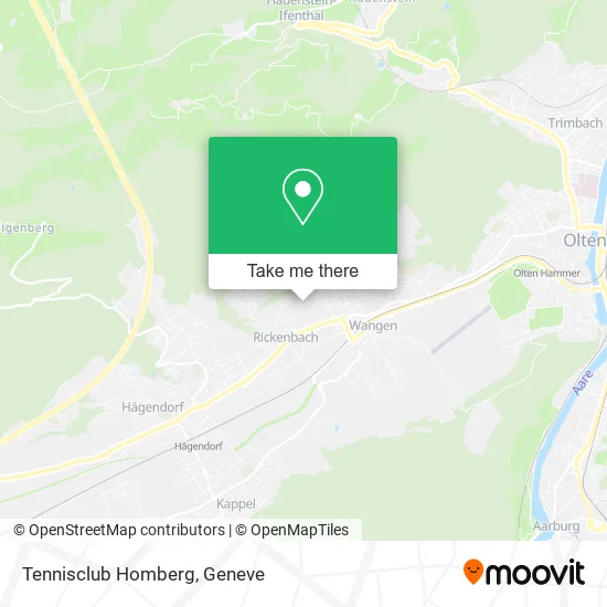 Tennisclub Homberg map