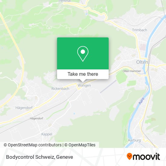 Bodycontrol Schweiz map