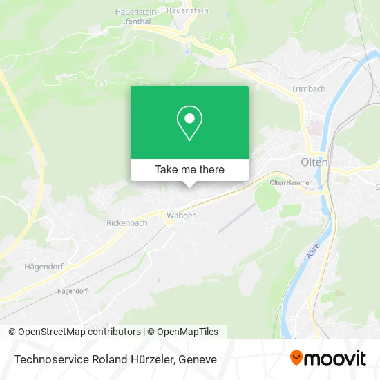Technoservice Roland Hürzeler map