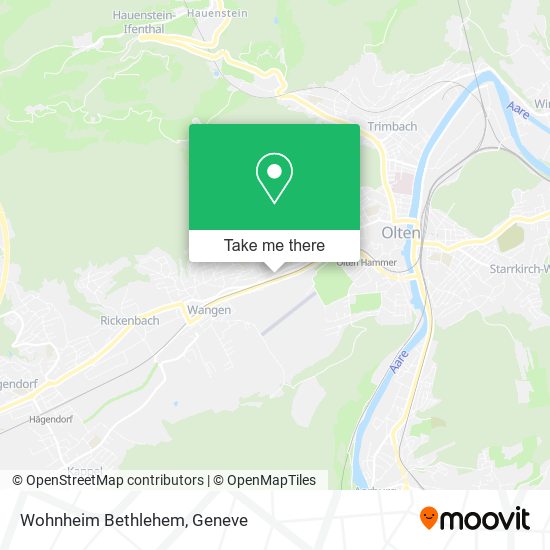 Wohnheim Bethlehem map