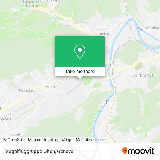 Segelfluggruppe Olten map