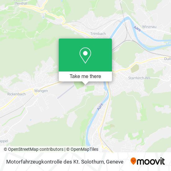 Motorfahrzeugkontrolle des Kt. Solothurn map