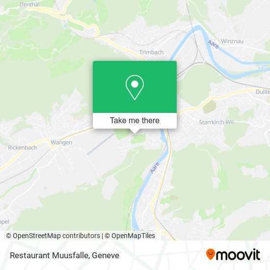 Restaurant Muusfalle map