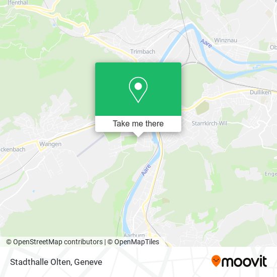 Stadthalle Olten map