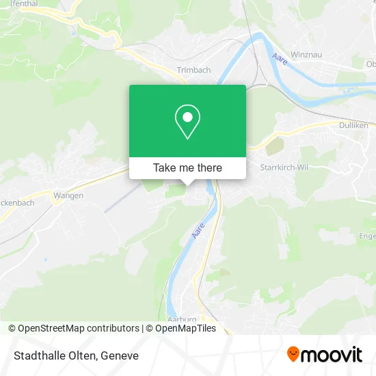 Stadthalle Olten map