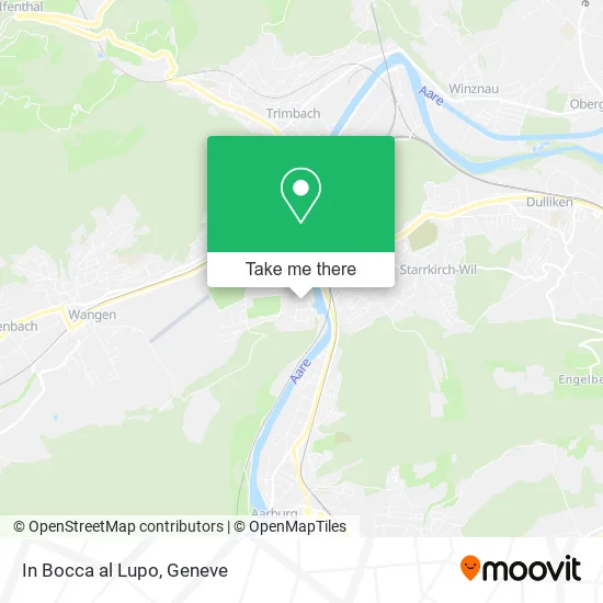 In Bocca al Lupo map
