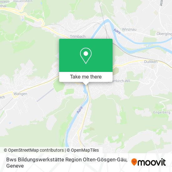 Bws Bildungswerkstätte Region Olten-Gösgen-Gäu map