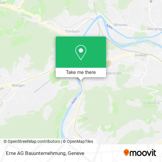 Erne AG Bauunternehmung map