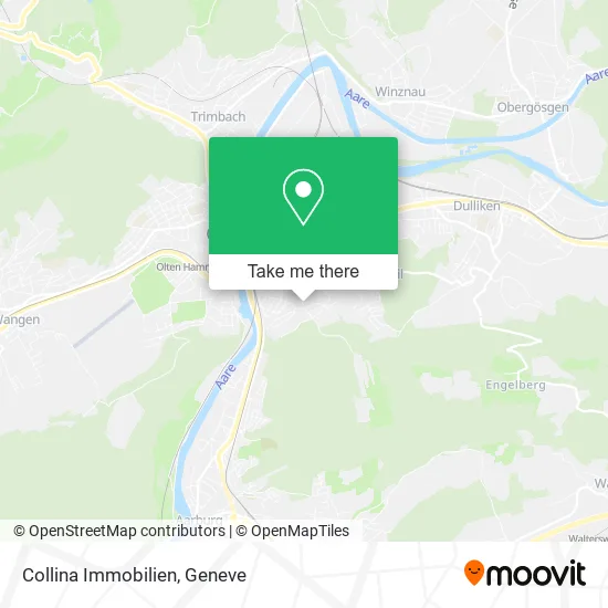 Collina Immobilien map