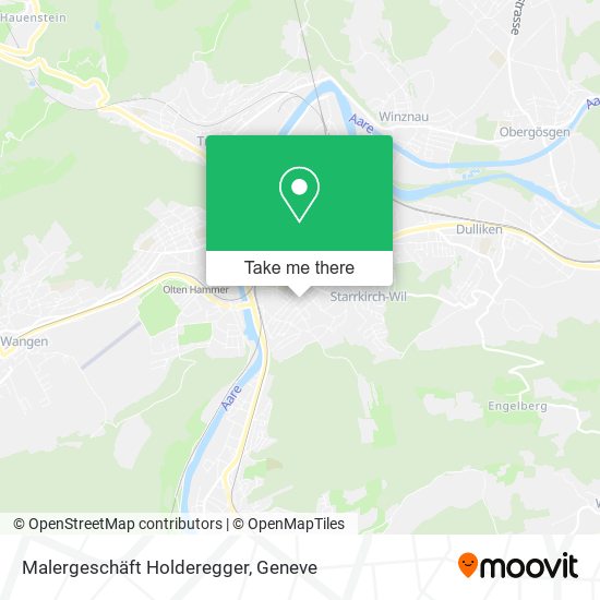 Malergeschäft Holderegger map