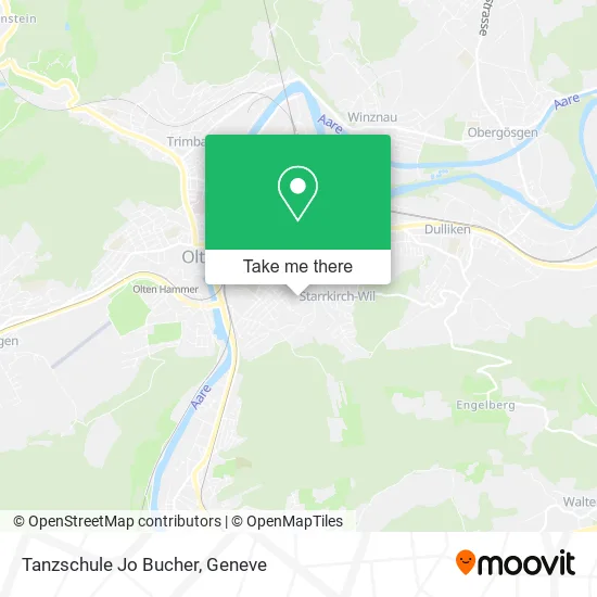 Tanzschule Jo Bucher map