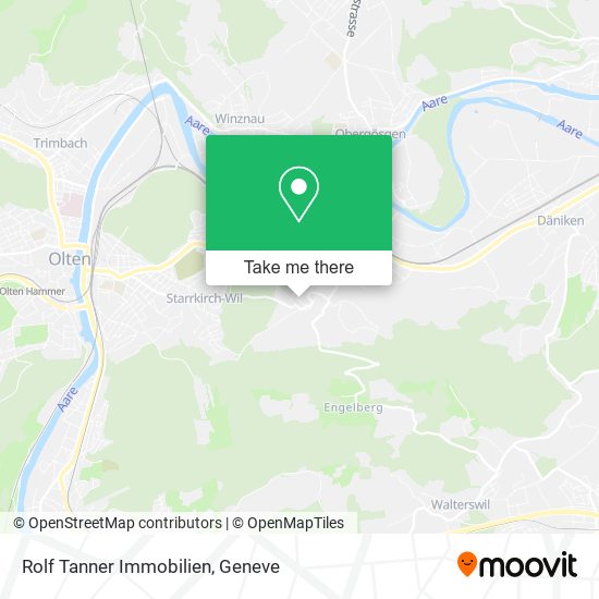 Rolf Tanner Immobilien map