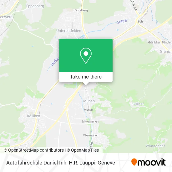 Autofahrschule Daniel Inh. H.R. Läuppi map