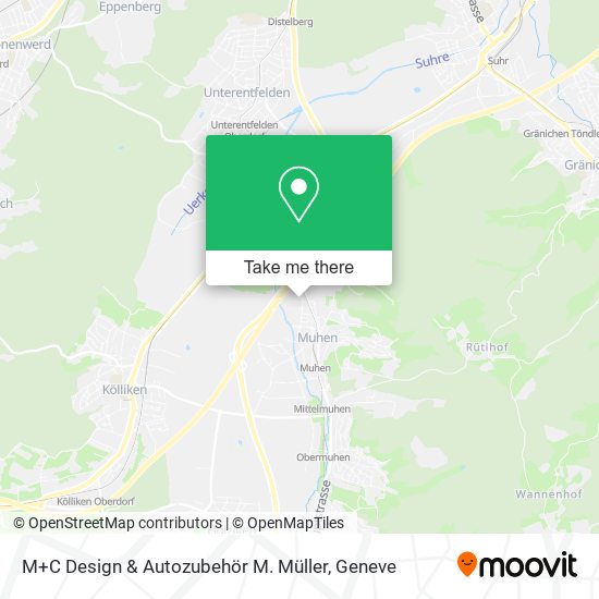 M+C Design & Autozubehör M. Müller map