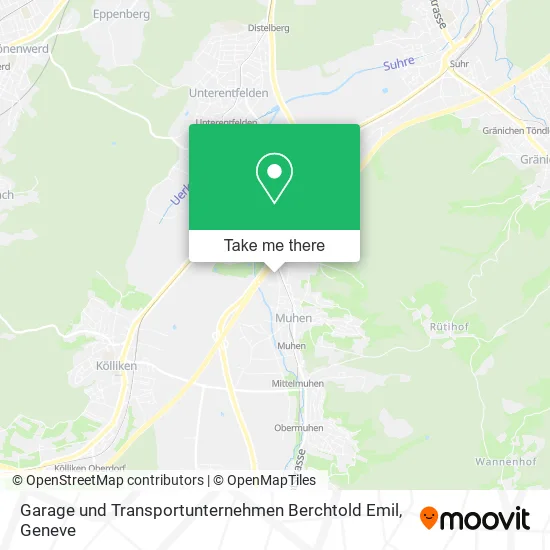 Garage und Transportunternehmen Berchtold Emil map
