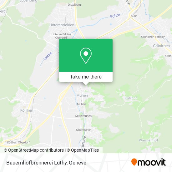 Bauernhofbrennerei Lüthy map