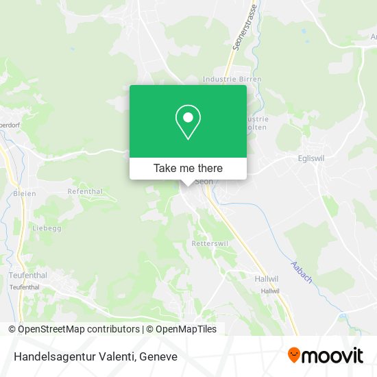 Handelsagentur Valenti map