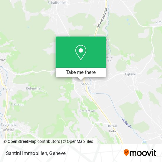 Santini Immobilien map
