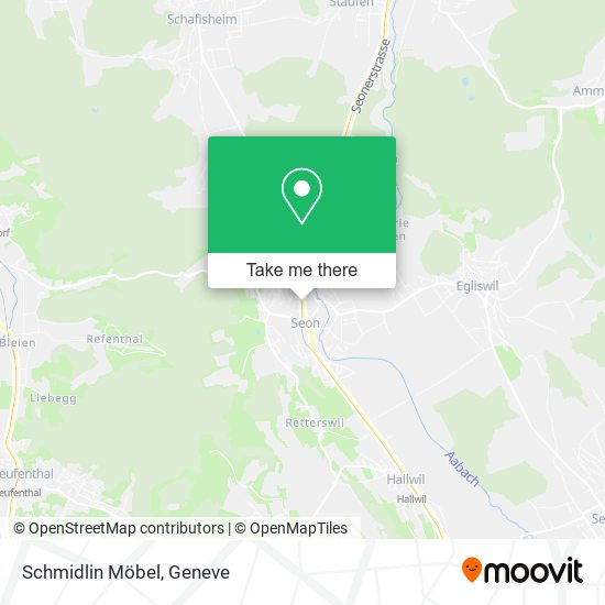 Schmidlin Möbel map